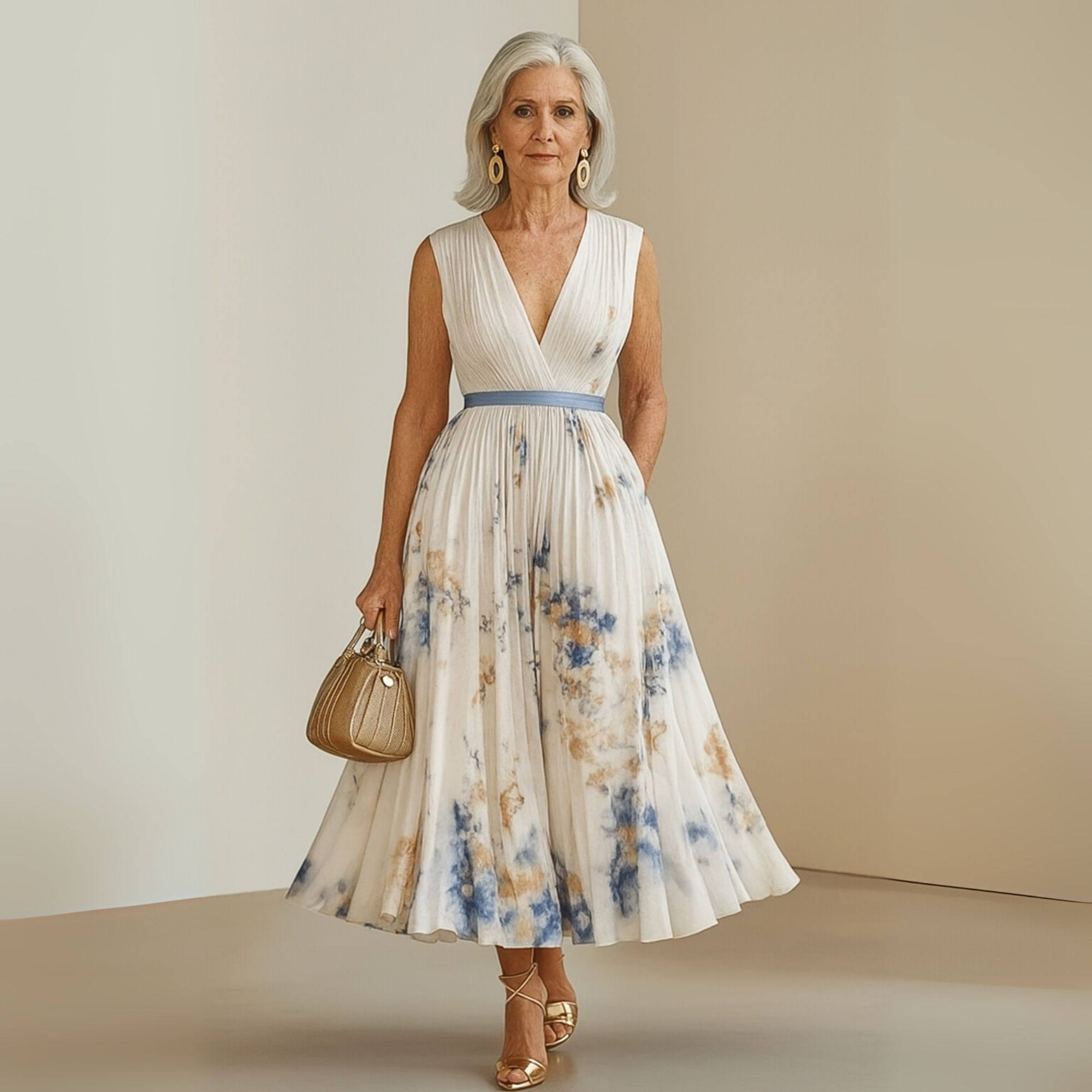Sleeveless Summer Wedding Guest Dress