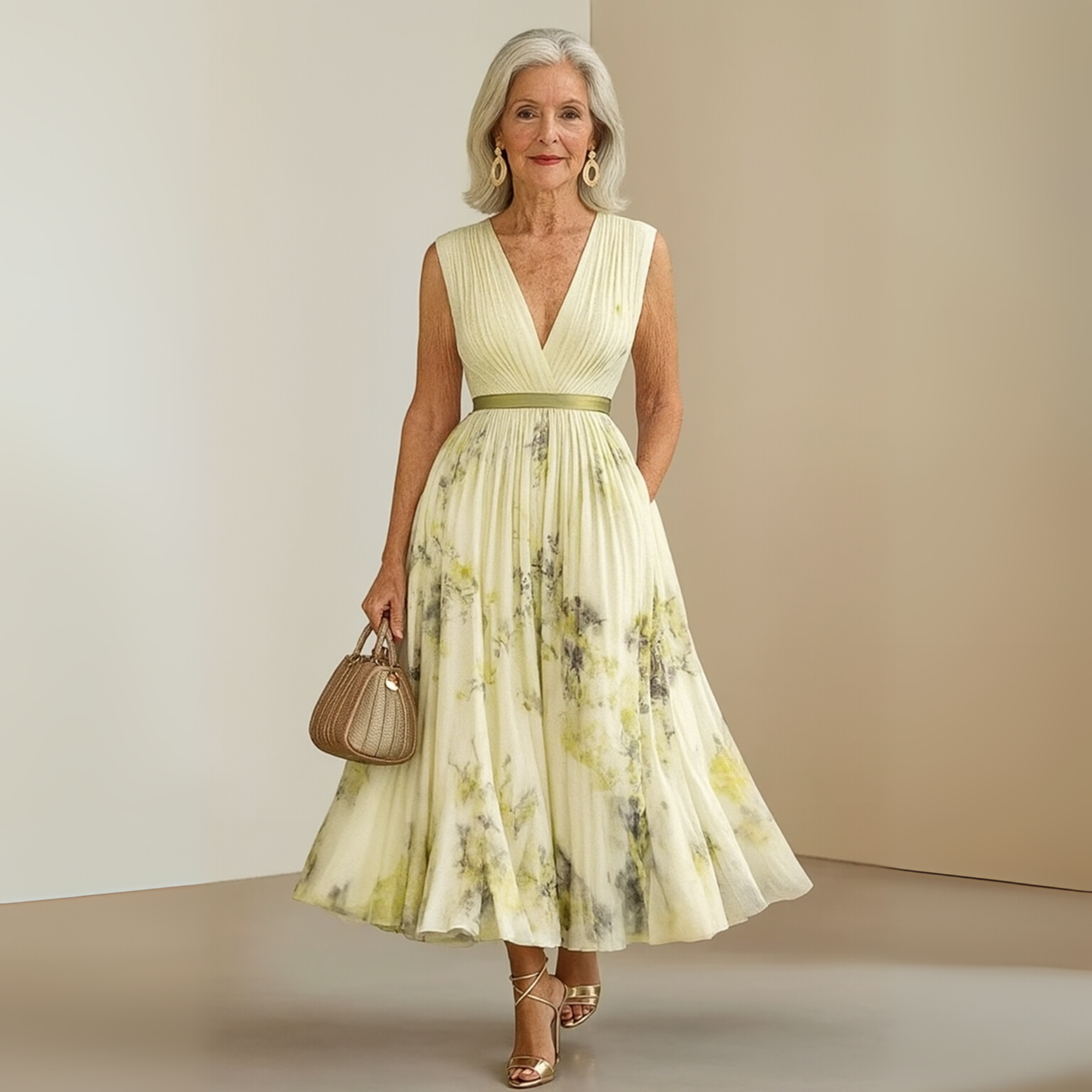 Sleeveless Summer Wedding Guest Dress