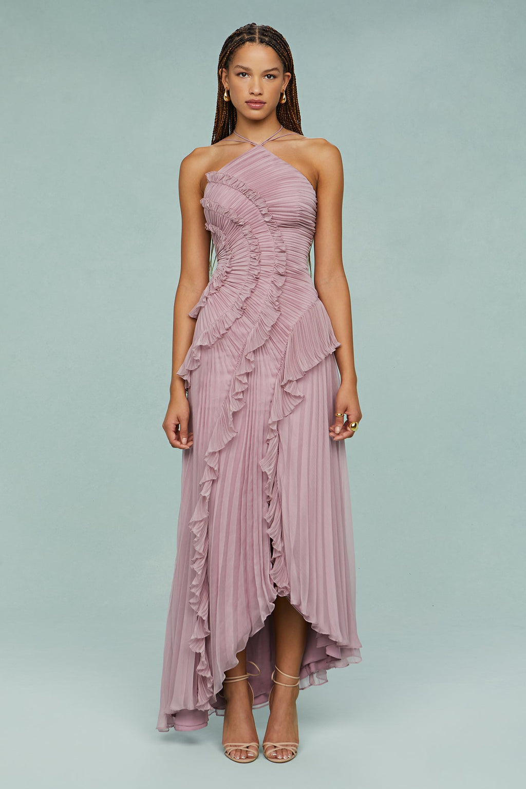 Halter Wedding Guest Dress