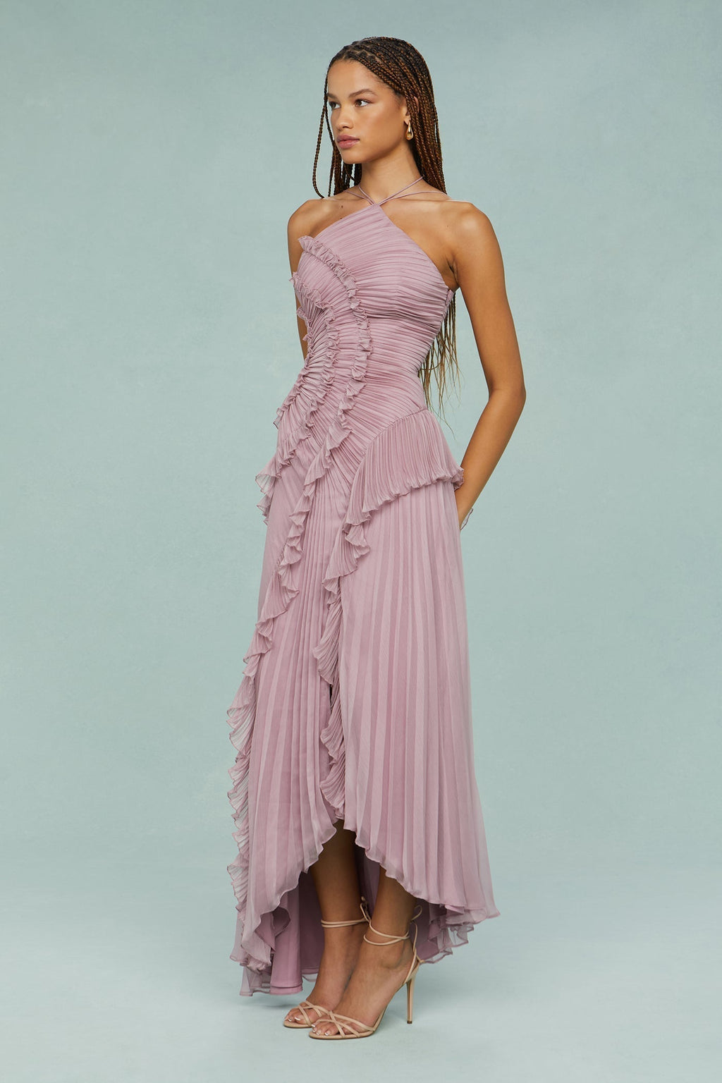 Halter Wedding Guest Dress