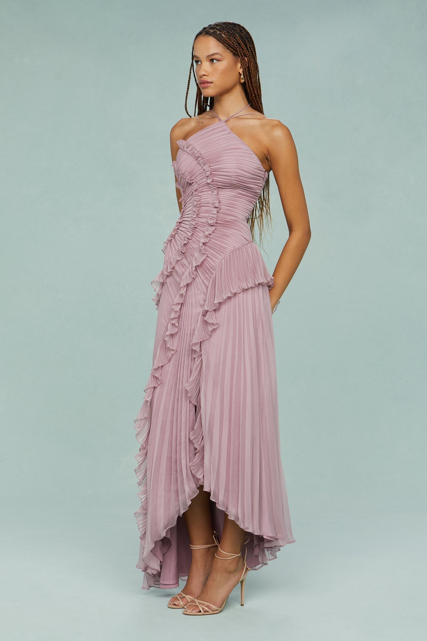 Halter Wedding Guest Dress