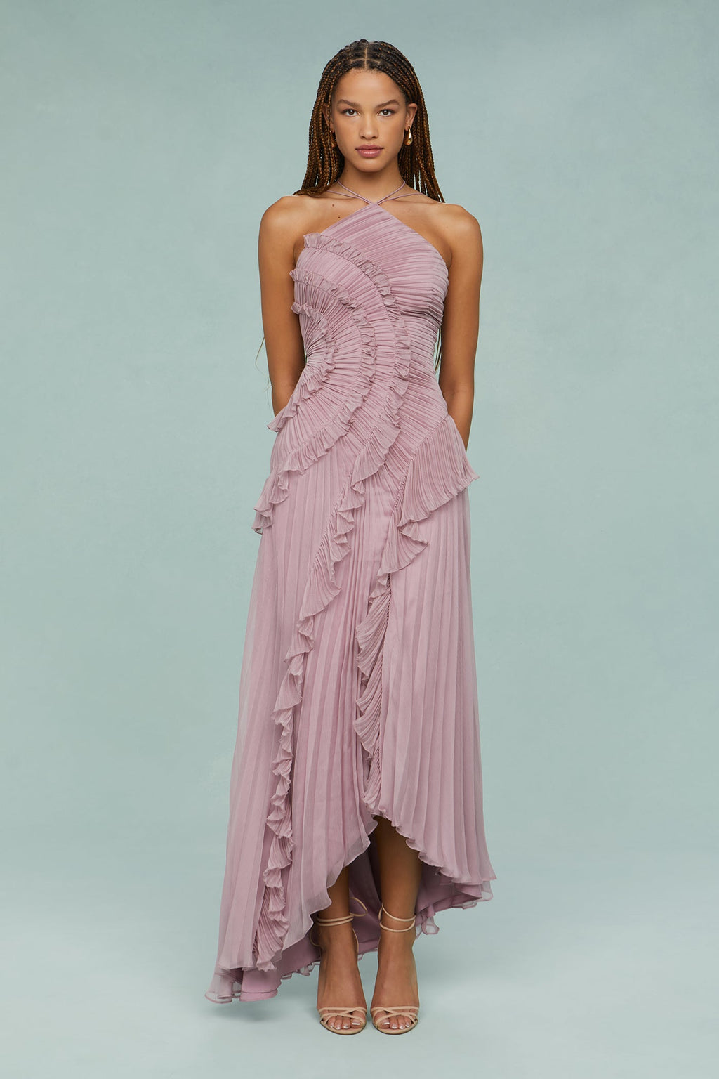 Halter Wedding Guest Dress