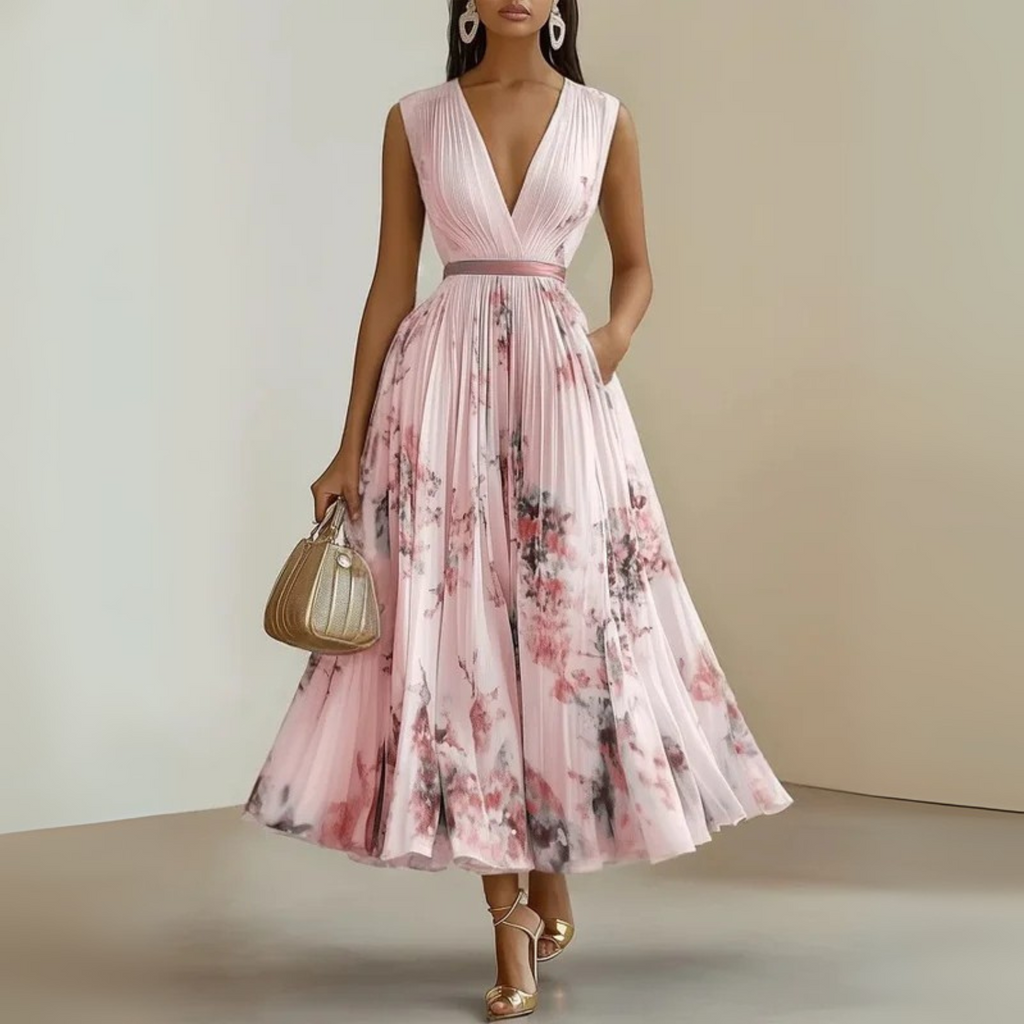 Sleeveless Summer Wedding Guest Dress