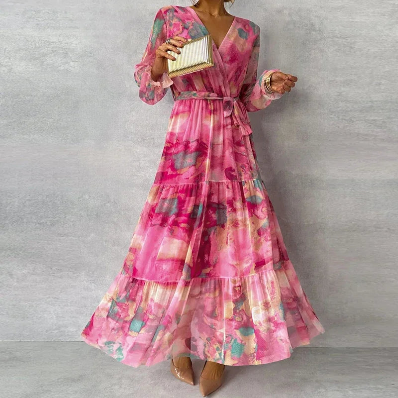 Floral Handmade Wedding Guest Dress