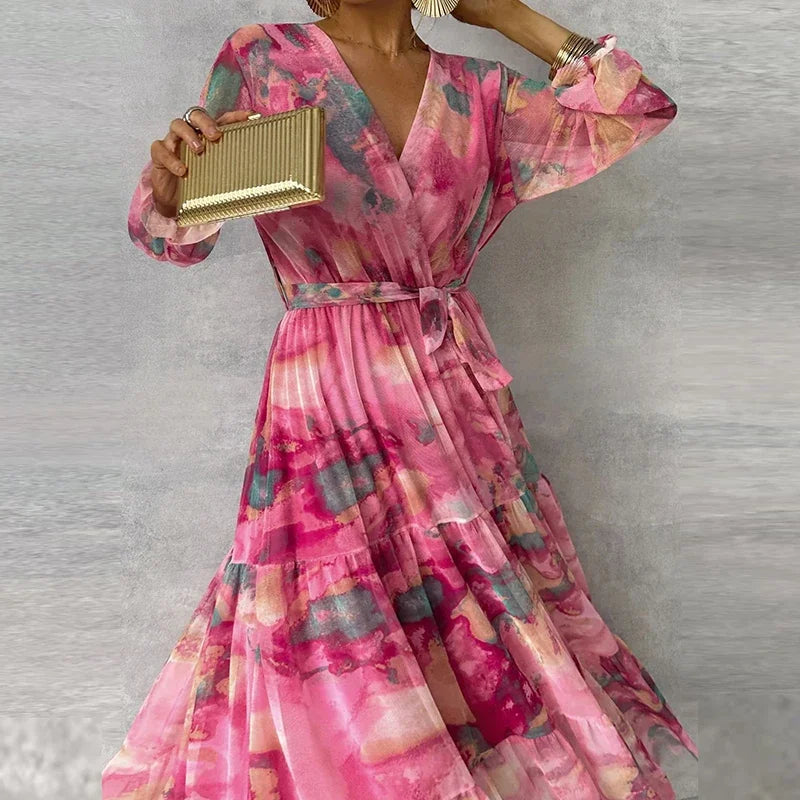 Floral Handmade Wedding Guest Dress