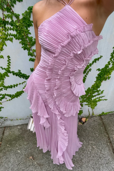 Halter Wedding Guest Dress
