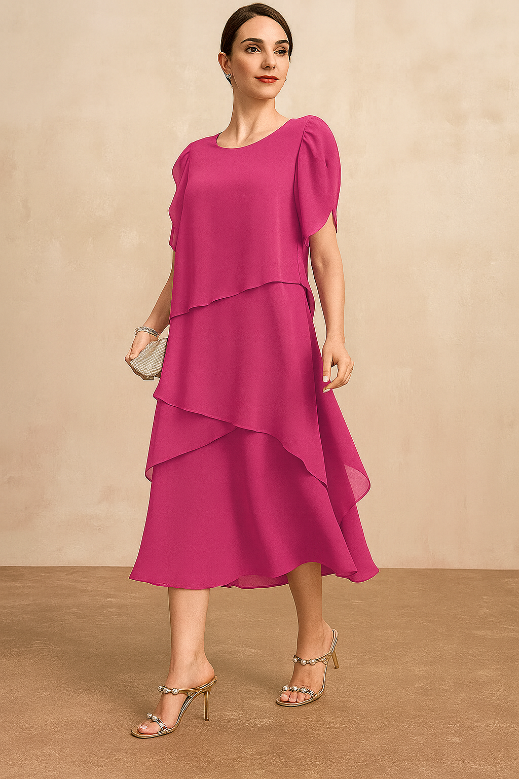 Chiffon Wedding Guest Dress